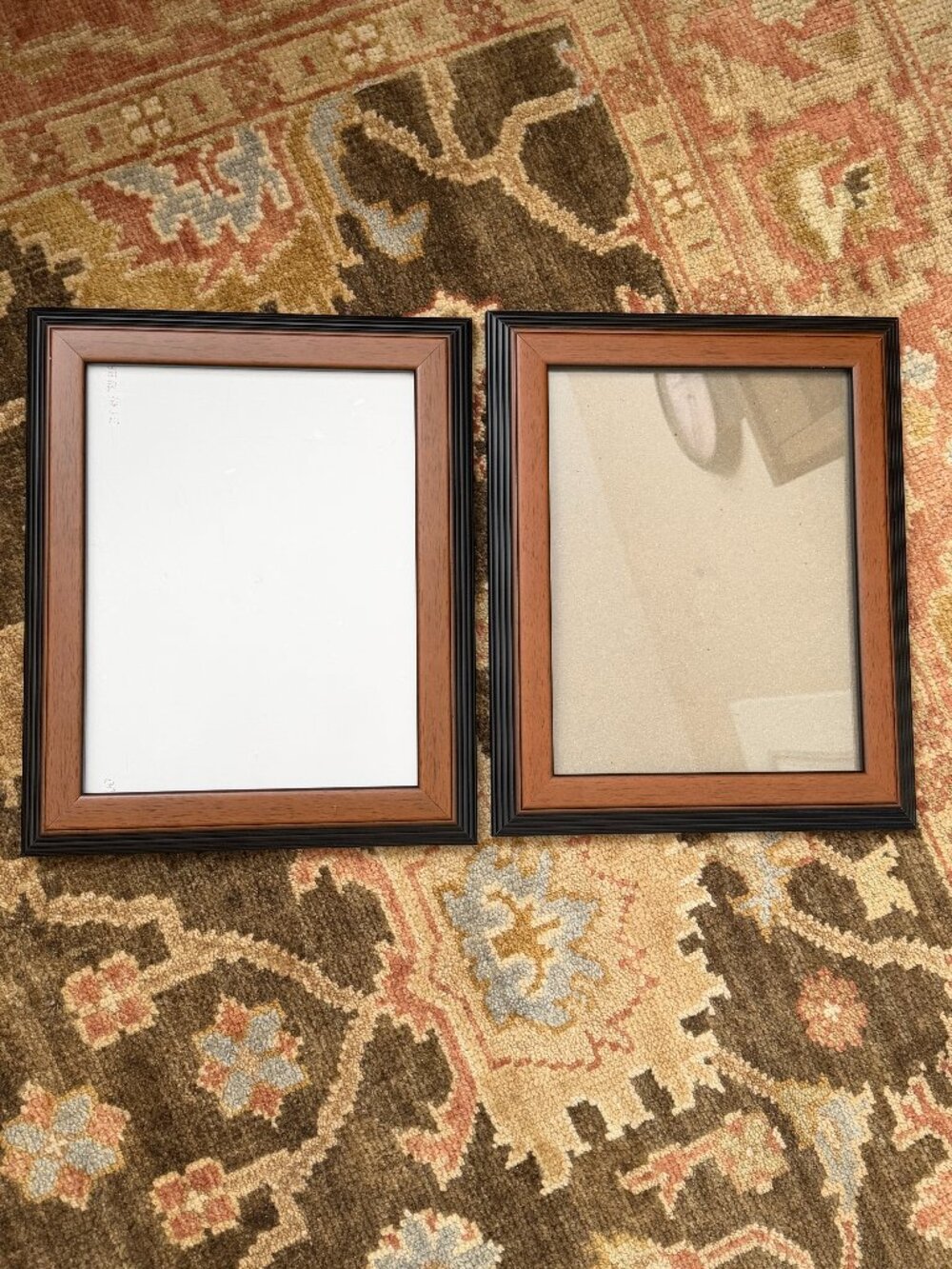 Two Wood Frames Two-Tone